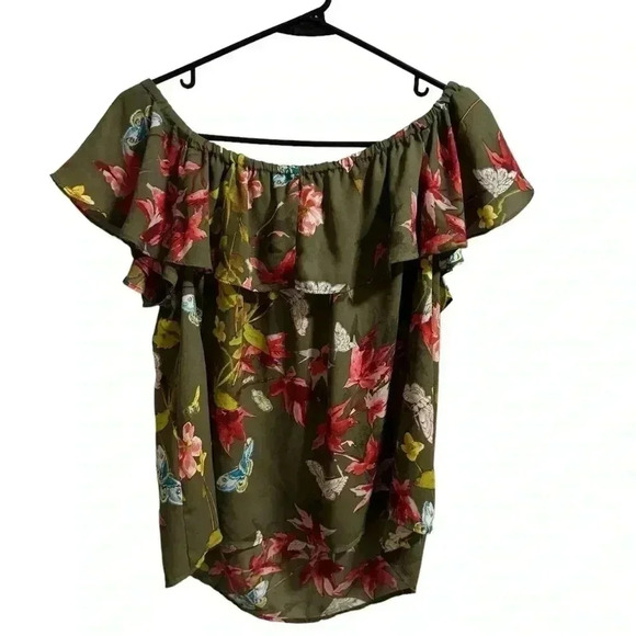 Anthro Maeve Vallita Off The Shoulder Top Size Medium - Picture 3 of 5